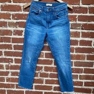 Madewell High-Rise Slim Crop Boy Jean
